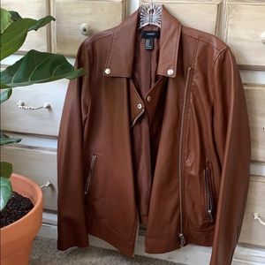 Faux Leather Jacket